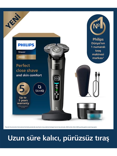 Philips X9002/30 SkinIQ i9000 Islak ve Kuru Elektrikli Tıraş Makinesi