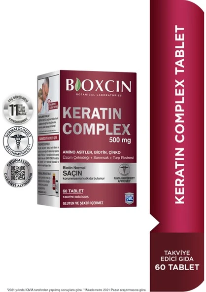 Bioxcin Keratin Complex Tablet ürün görseli 1