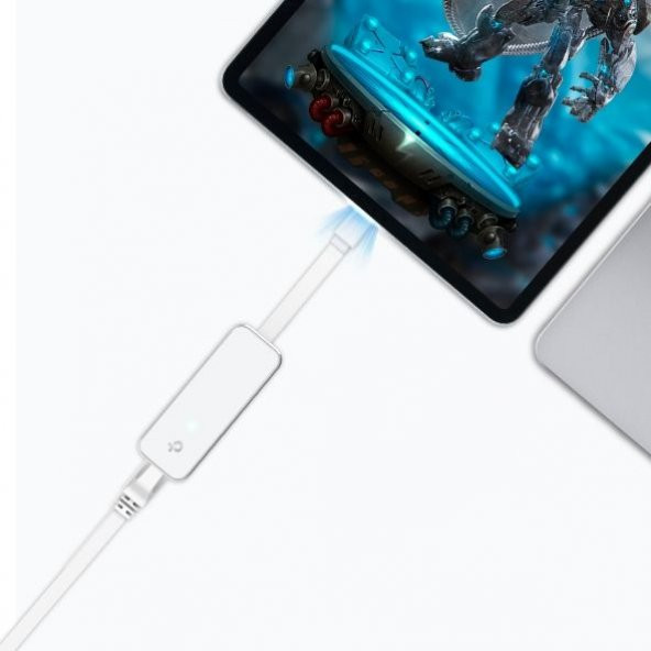 TP-LINK UE300C USB3.1 TYPE-C=RJ45 10/100/1000Mbps ETHERNET Çevirici Adaptör - 8