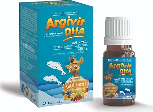 Argivit Dha Balık Yağı Damla 10 ml