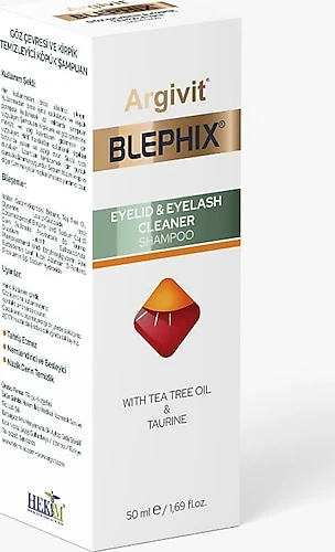 Argivit Blephix Göz Çevresi ve Makyaj Temizleme Şampuanı 50 ml