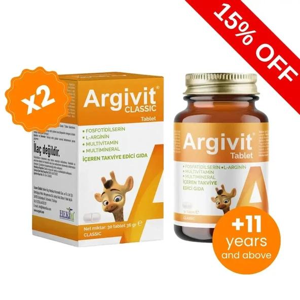 Argivit Classic 30 Tablet 2li