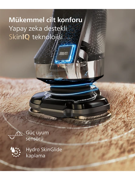 Philips X9002/30 SkinIQ i9000 Islak ve Kuru Elektrikli Tıraş Makinesi - 6