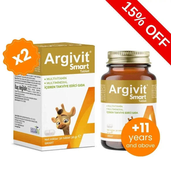 Argivit Smart 30 Tablet 2'li