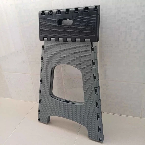 28 Cm Dayanıklı Katlanabilir Tabure - Kamp Piknik  Metrobüs Otobüs Balıkçı Tabure - 3