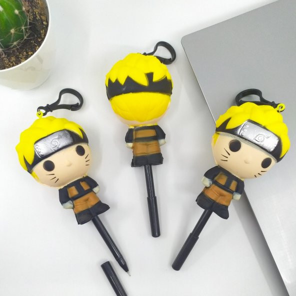 Squishy Jel Mürekkep Kalem Sevimli Naruto Uzumaki - 1