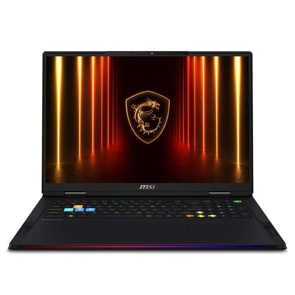 MSI 18" UHD RAIDER 18 Hx AI A2XWJG-215TR ULTRA 9 285Hx-64GB DDR5 RAM-24GB RTX5090-4TB NVME-W11H ürün görseli