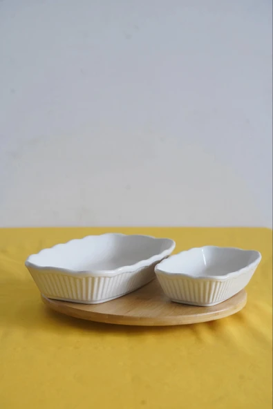Ecr Seramik 2'li Fırın Kabı - 6