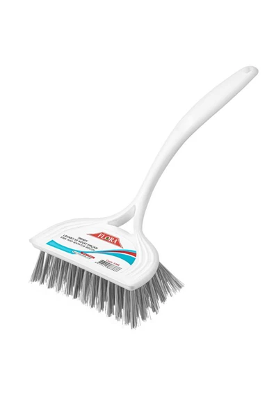 Flora 3’lü Trendy Temizlik Seti, F367 Bulaşık Fırçası + F388 Lavabo Küvet Fırçası + F009 Camsil Seti - Resim 3