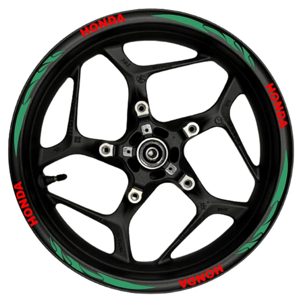 NEHAY SHOP  Honda kırmızı yazılı  kırmızı pençe şeritli