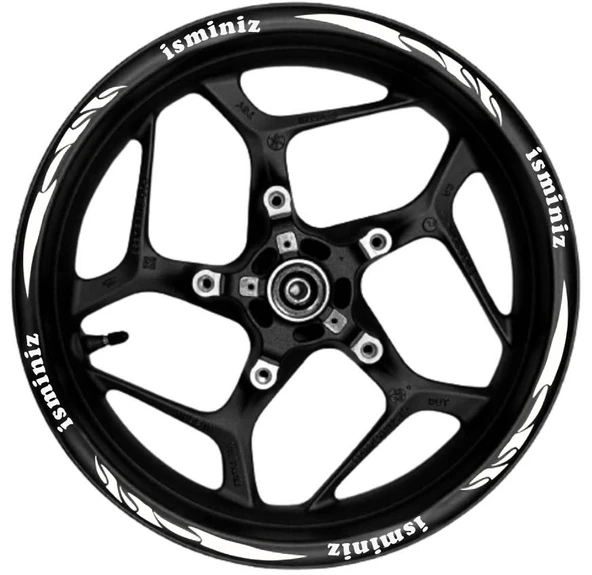 NEHAY SHOP  Xmax Beyaz yazılı  turuncu reflektif pençe şeritli