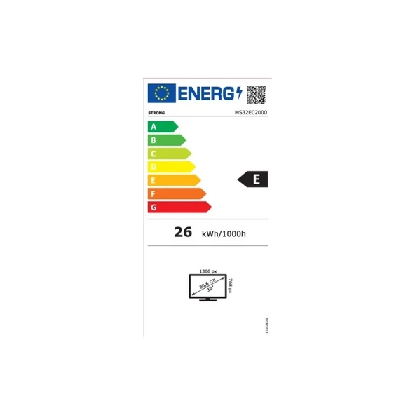 STRONG ML32EW2000 32" 81 Ekran Dahili Uydu Alıcılı HD Ready LED TV - 6