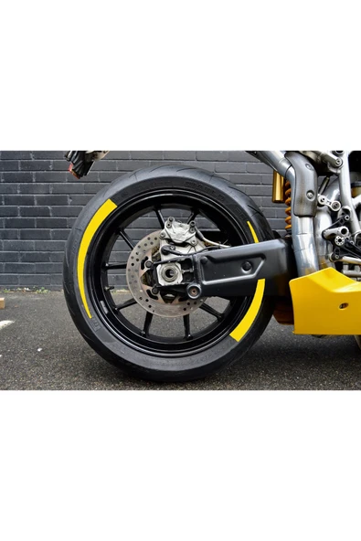 NEHAY SHOP  Şık Tasarım  motosiklet Lastik Yanağı Sarı Sağ-Sol/Ön-Arka