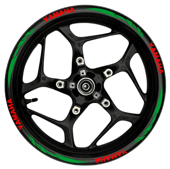 NEHAY SHOP  Yamaha kırmızı yazılı  kırmızı pençe şeritli - 1