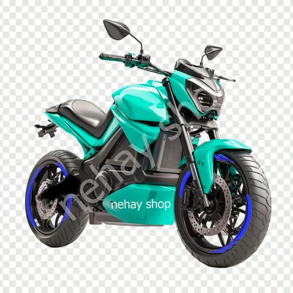 NEHAY SHOP  Şık Tasarım  motosiklet Jant Şeridi Pulsar  motosiklet Jant Şeridi Mavi Sağ-Sol/Ön-Arka - 3