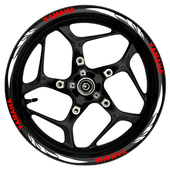 NEHAY SHOP  CB125R kırmızı yazılı  yeşil reflektif pençe şeritli