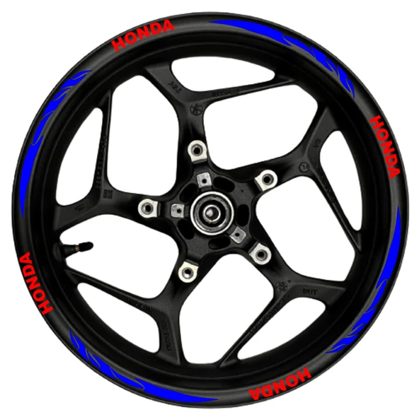 NEHAY SHOP  Honda kırmızı yazılı  beyaz pençe şeritli - 1