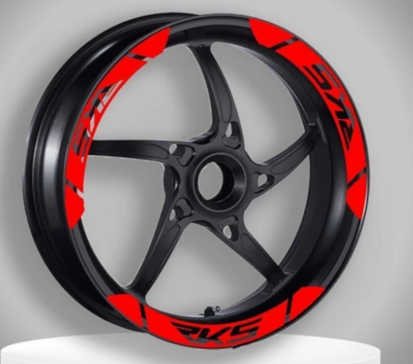 NEHAY SHOP  Şık Tasarım  motosiklet Jant Şeridi Yamaha Şık Tasarım  motosiklet Jant Şeridi Xmax Reflektör Kırmızı