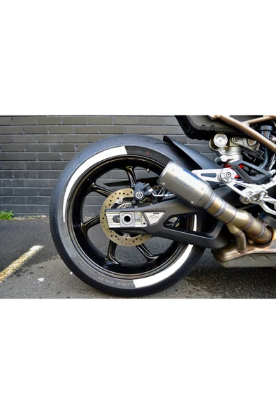 NEHAY SHOP  Şık Tasarım  motosiklet Lastik Yanağı Beyaz Sağ-Sol/Ön-Arka