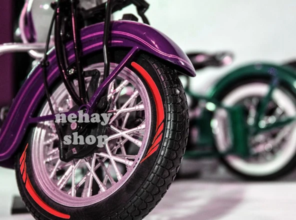 NEHAY SHOP  Şık Tasarım  motosiklet Jant Şeridi Pulsar  motosiklet Jant Şeridi Kırmızı Sağ-Sol/Ön-Arka