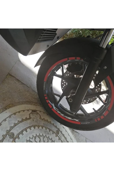 NEHAY SHOP  Şık Tasarım  motosiklet Jant Şeridi Xj6 600 Sağ-Sol/Ön-Arka - 2