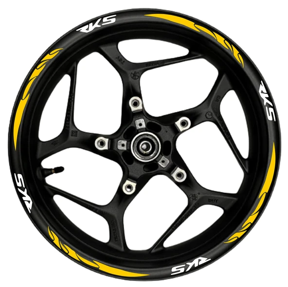 NEHAY SHOP  CB125R Beyaz yazılı  neon(fıstık yeşili) pençe şeritli