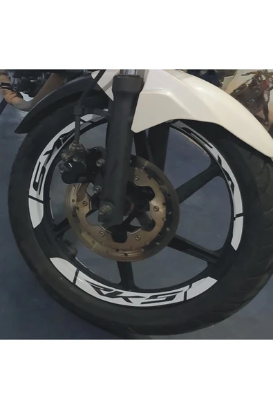 NEHAY SHOP  Şık Tasarım  motosiklet Jant Şeridi Rks Kalın Sağ-Sol/Ön-Arka