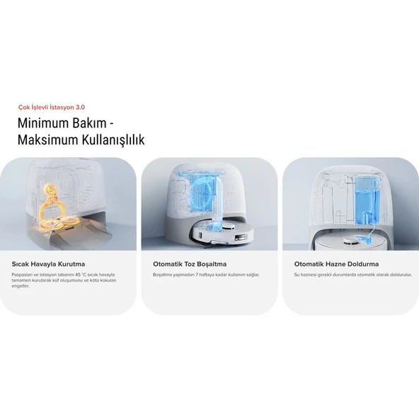 Roborock Qrevo Curv Çöp İstasyonlu Akıllı Robot Süpürge - 3