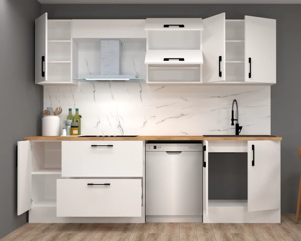 260 Cm Sefa Hazır Mutfak Dolabı - 2