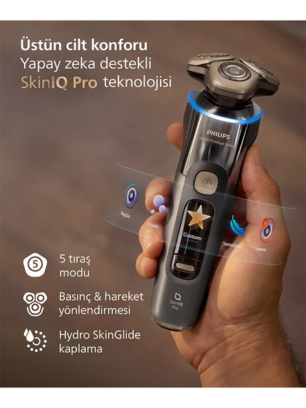 Philips XP9402/31 SkinIQ Pro i9000 Prestige Ultra Islak ve Kuru Elektrikli Tıraş Makinesi - 6