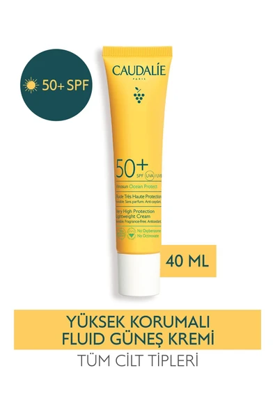 Caudalie Vinosun Ocean Protect Fluide UVA/UVB SPF50+ 40 ml - 4