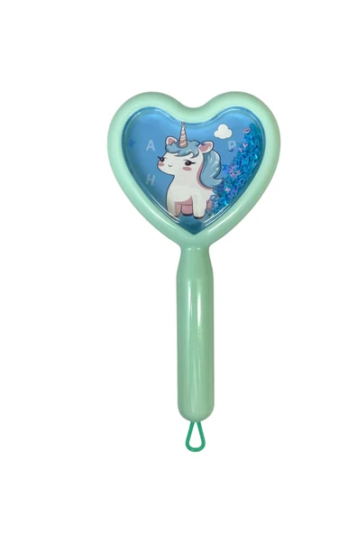 İçi Pırıltılı Kız Çocuk Unicorn Saç Fırçası