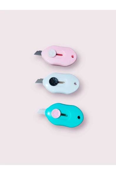 3 Adet Hobi Çelik Falçatası ( Maket Bıçağı) Mini - 3