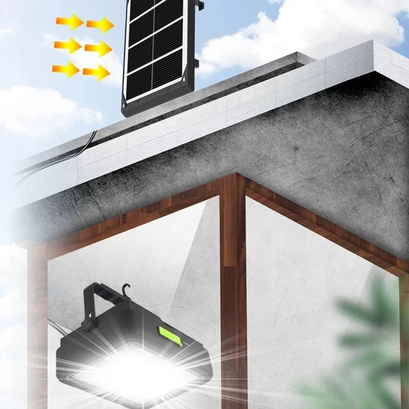 Wison 150w Güneş Enerjili Solar Kamp Feneriprojektör (ws-5570) - 4