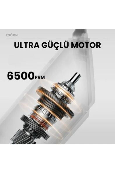 Enchen Boost Beyaz Taşınabilir Şarjlı Saç Kesim Makinesi - 3