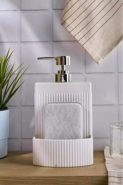 Lüx Sıvı Sabunluk Beyaz 540 Ml