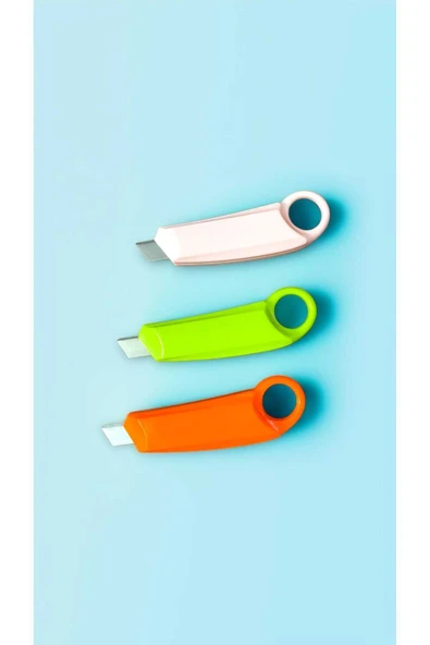 3 Adet Hobi Falçatası ( Maket Bıçağı) Mini - 3