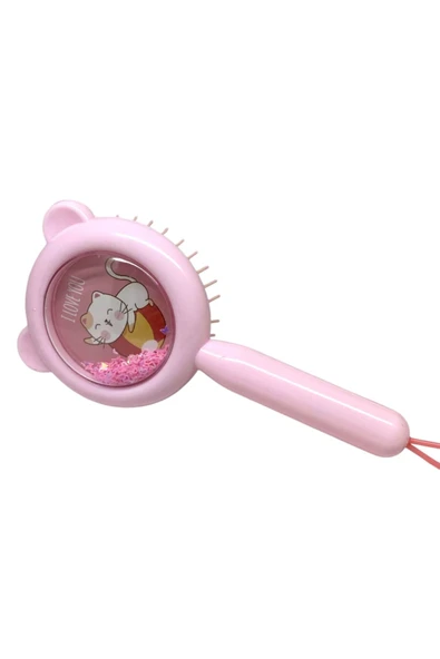 İçi Pırıltılı Kız Çocuk Unicorn Saç Fırçası - 4