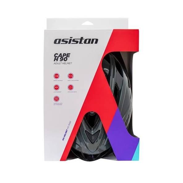 Asistan Cape H90 Çok Amaçlı Rüzgarlıklı Kask Yetişkin Scooter Bisiklet Kaskı M Beden Gri - 5