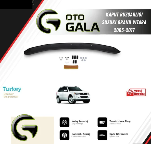 KAPUT RÜZGARLIĞI SUZUKI GRAND VITARA 2005-2017