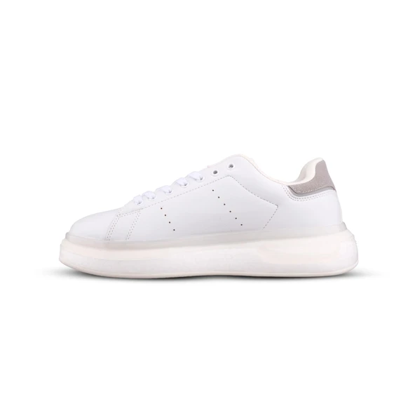 Erkek Sneaker - Beyaz, - Resim 3