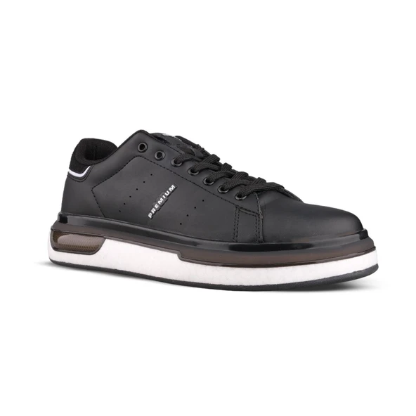 Erkek Sneaker - Siyah-Beyaz,