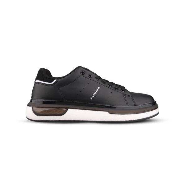 Erkek Sneaker - Siyah-Beyaz, - 4