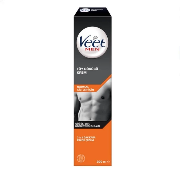 Veet Men Tüy Dökücü Krem Normal Ciltler 200 ml