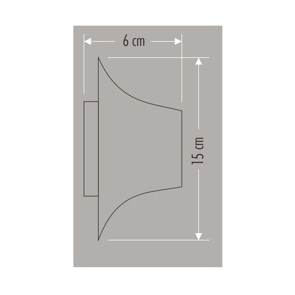 CATA CT-5426 KL-50 Troya Aplik G-9 siyah gold kasa LED Duvar Apliği Dekoratif Sıva Üstü - 4