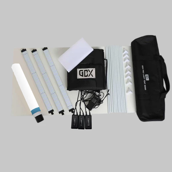 Gdx Pro II 3 Led Işıklı Ürün Çekim Çadırı 60x60 cm - 2