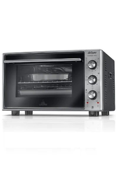 Cookart Maxi Çift Camlı Fırın 50 lt Inox Ar2002 - 6