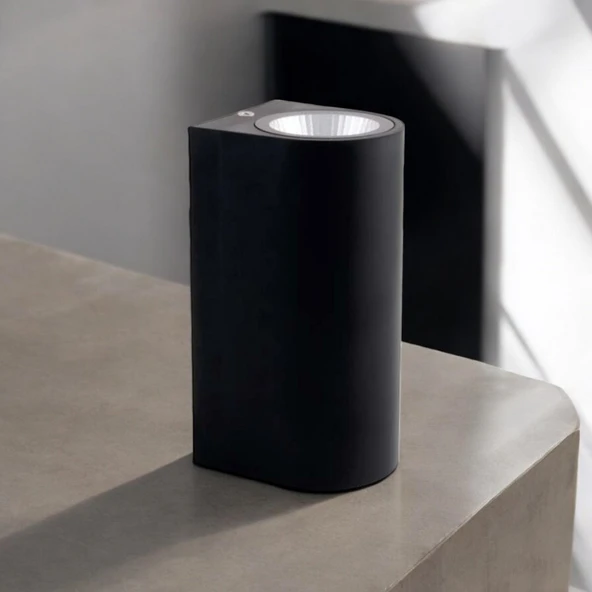 CATA CT-7064 6W Solomon LED Aplik dış mekan aydınlatma Modern bahçe lambası duvar montaj 3200K - 4