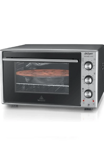 Cookart Maxi Çift Camlı Fırın 50 lt Inox Ar2002 - 2