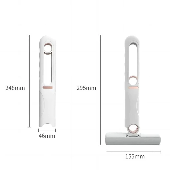 Kendinden Sıkmalı Mini Mop Cam Fayans  Mini Temizlik Mopu - 5